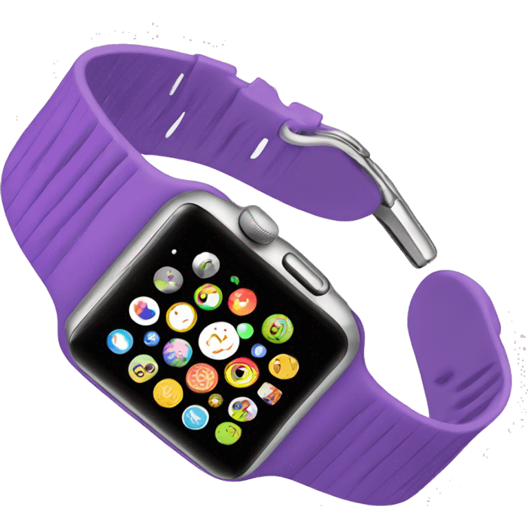 Purple Apple Watch  emoji