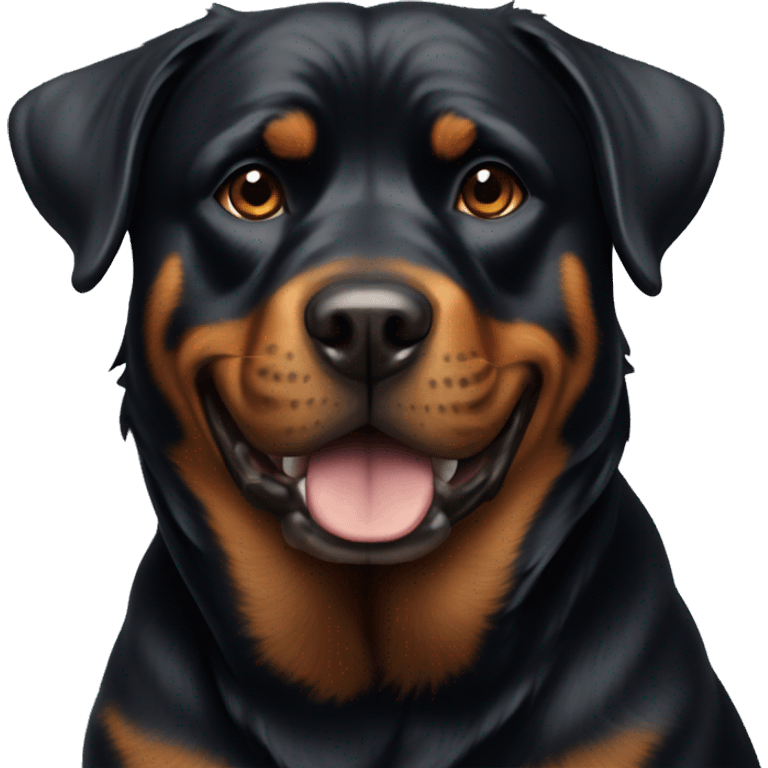 rottweiler dog emoji