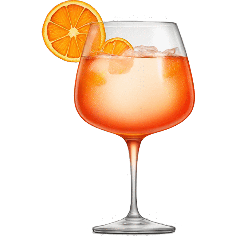 Aperol Spritz luxury glass emoji