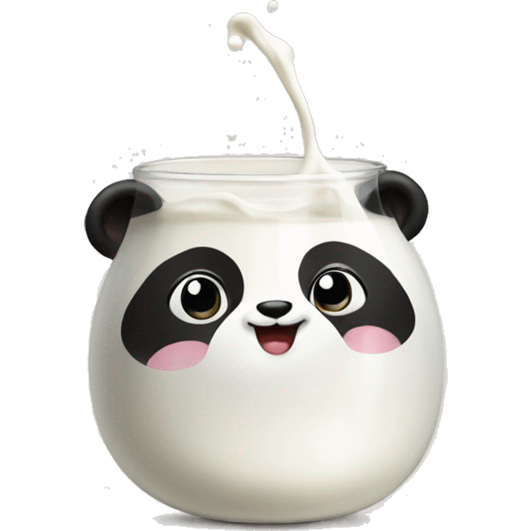 panda milk emoji