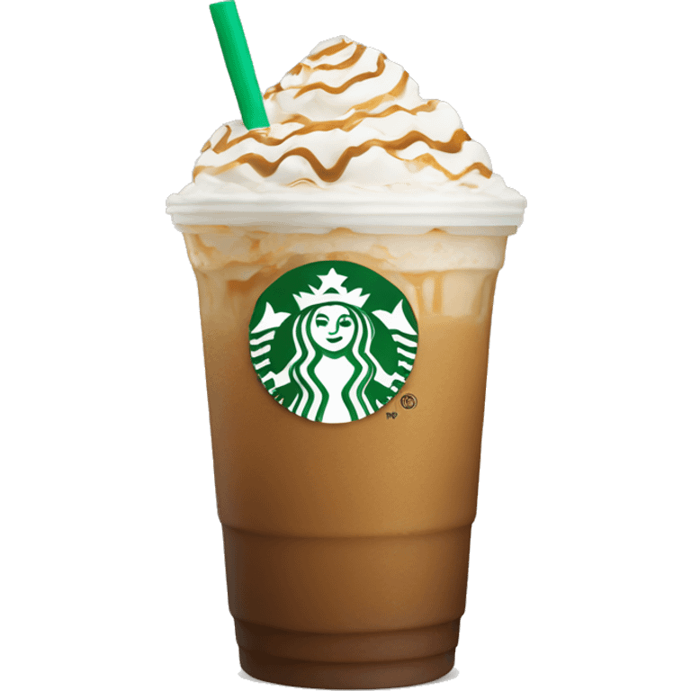 A Starbucks frappe  emoji