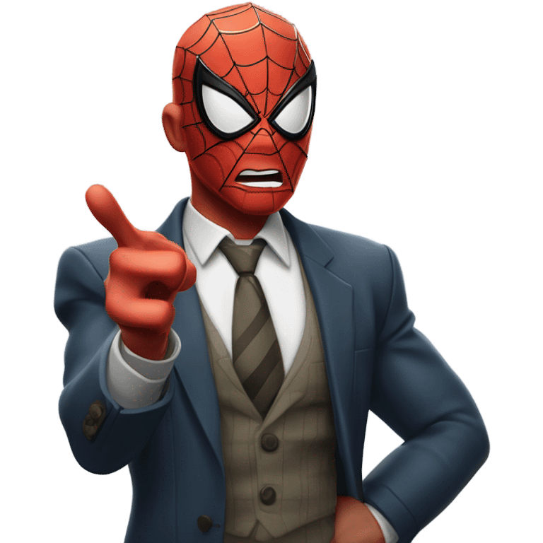 Spider-Man yelling at J Jonah Jameson emoji