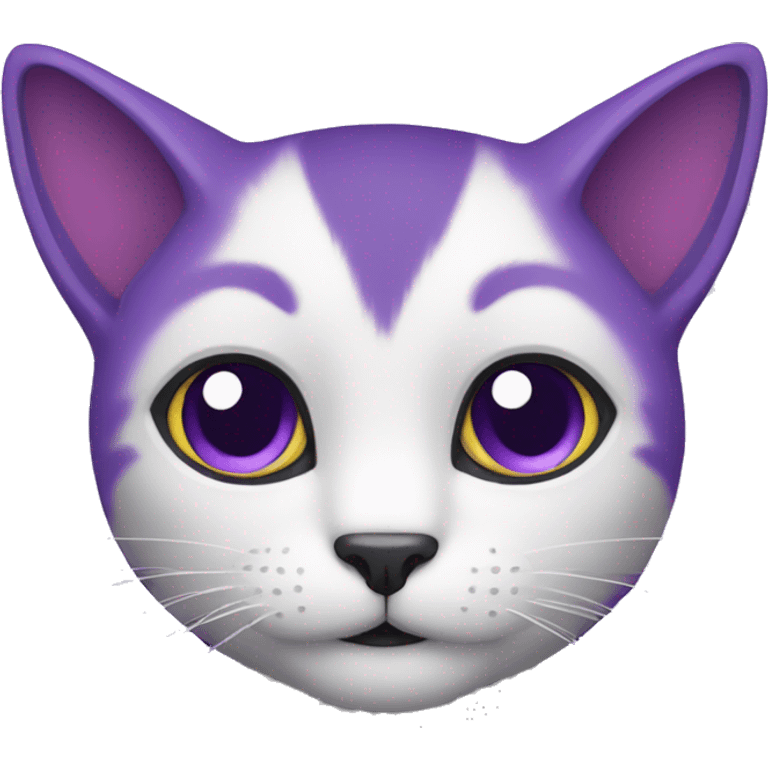 Gato morado emoji