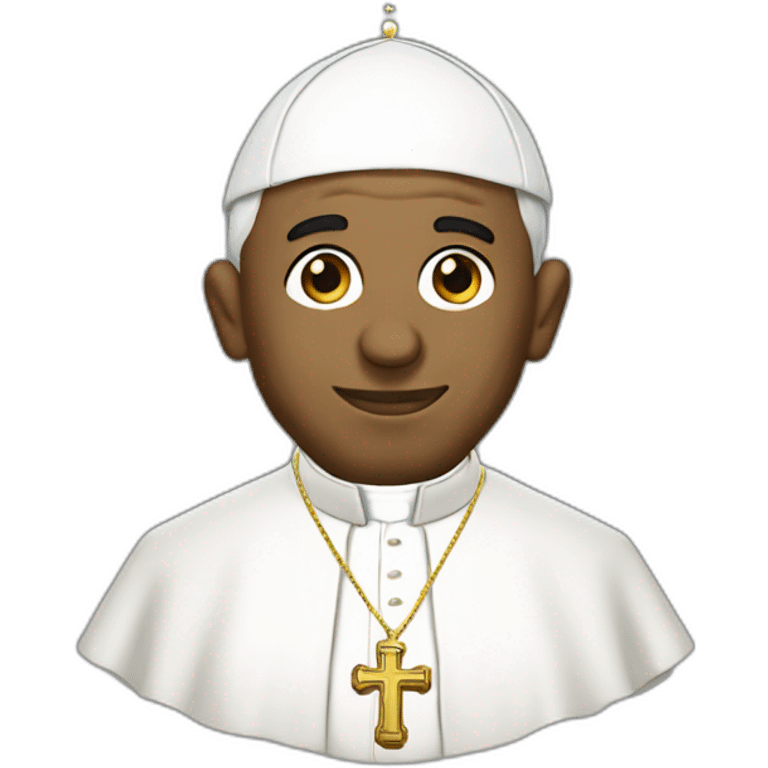 Pope Francis rapper emoji