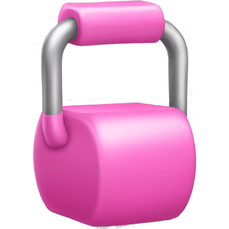 pink weight emoji