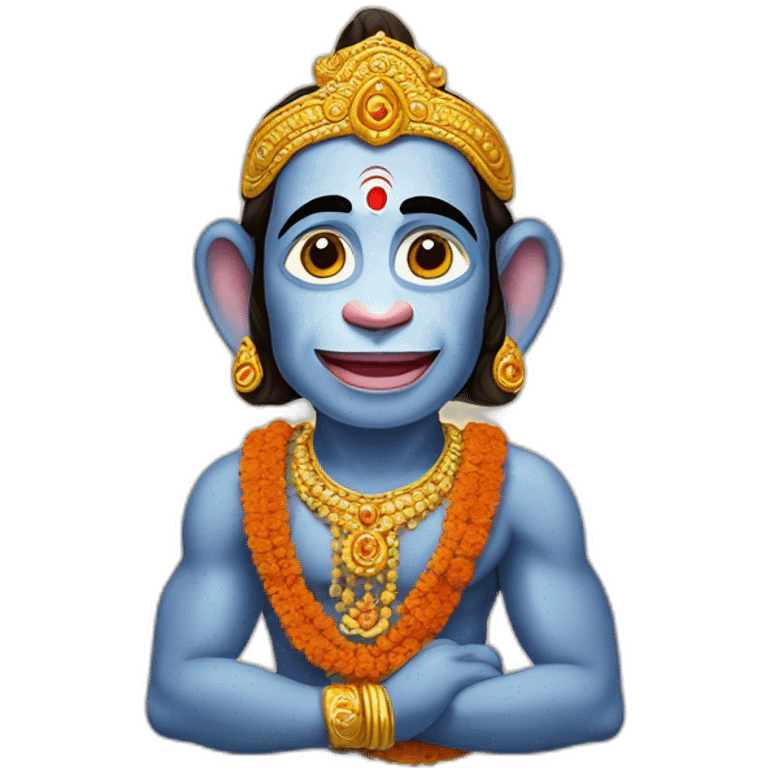 lord Hanuman gada emoji