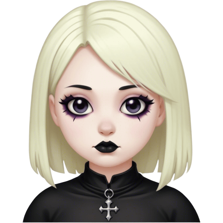 Thicc-goth-girl emoji