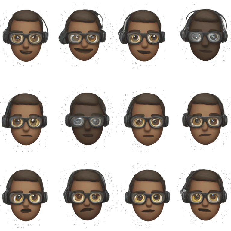 VR nerd emoji