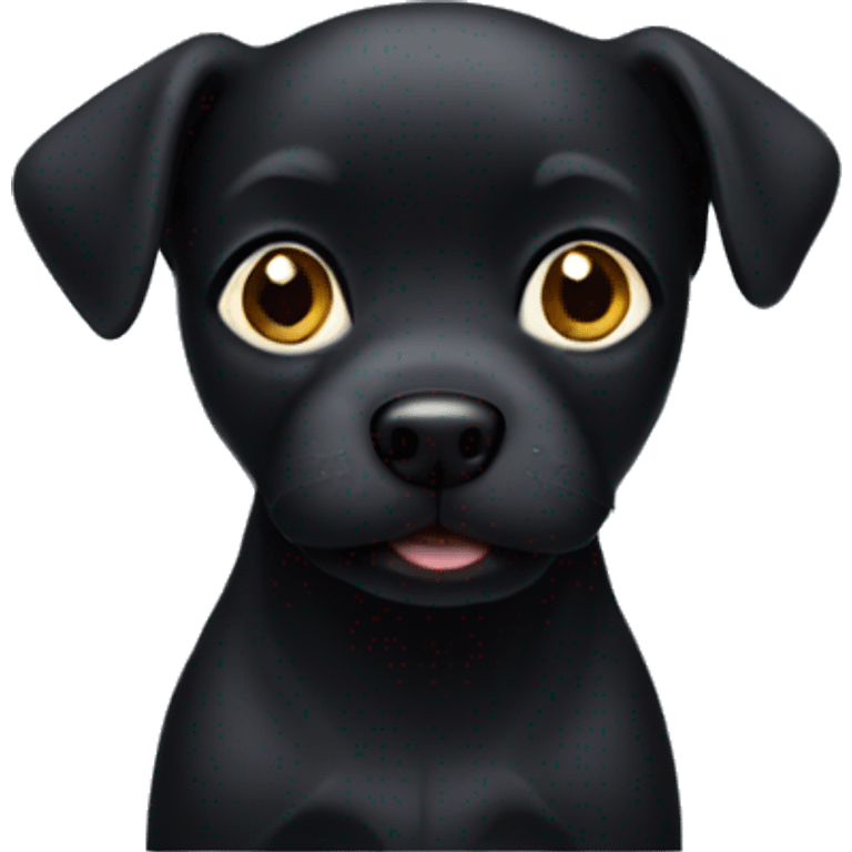 Little black dog emoji