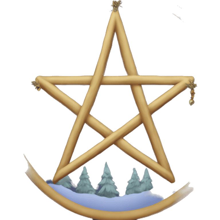 Yule pentacle  emoji