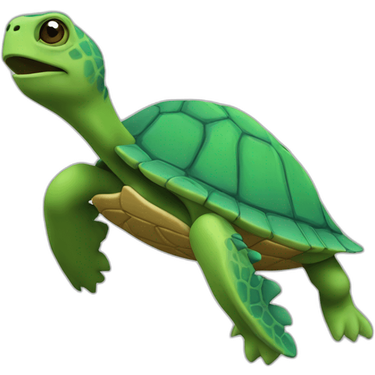 Tortuga 3d emoji