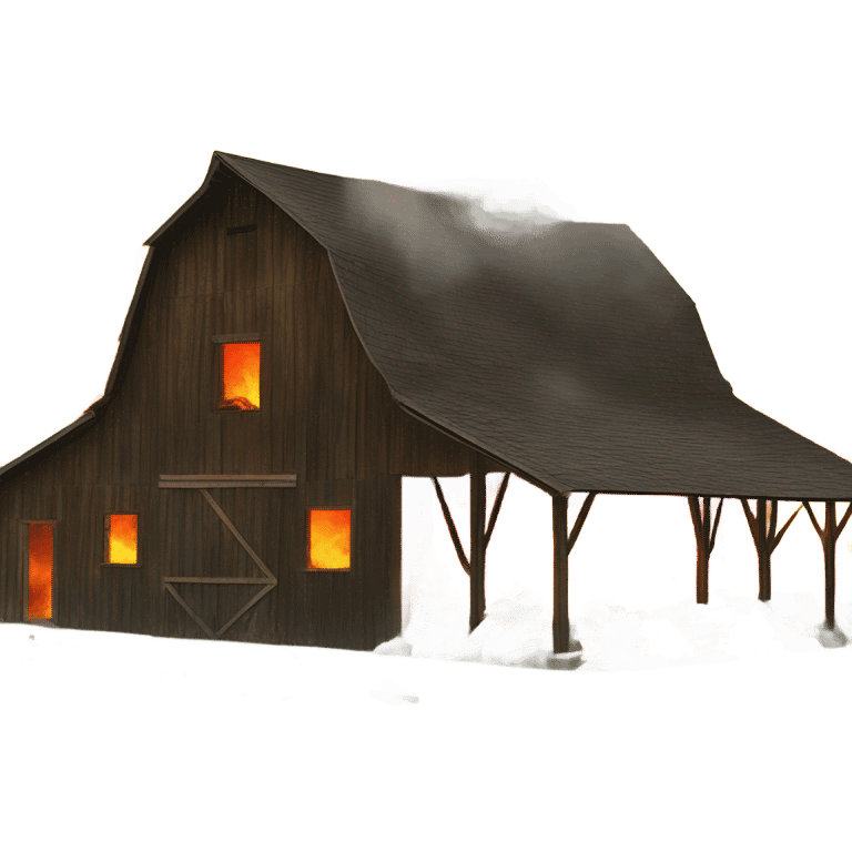 Burning Barn emoji