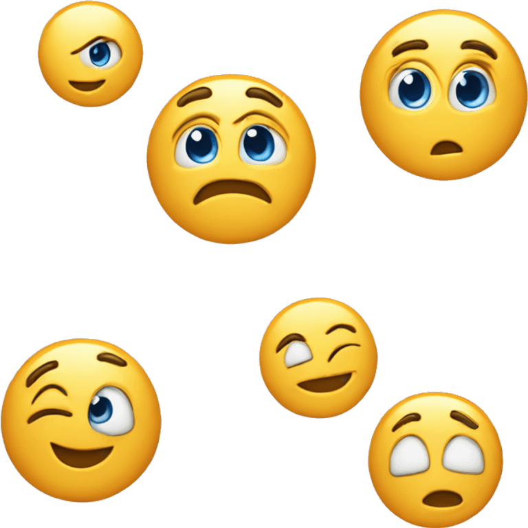 U emojie enojado y feliz emoji