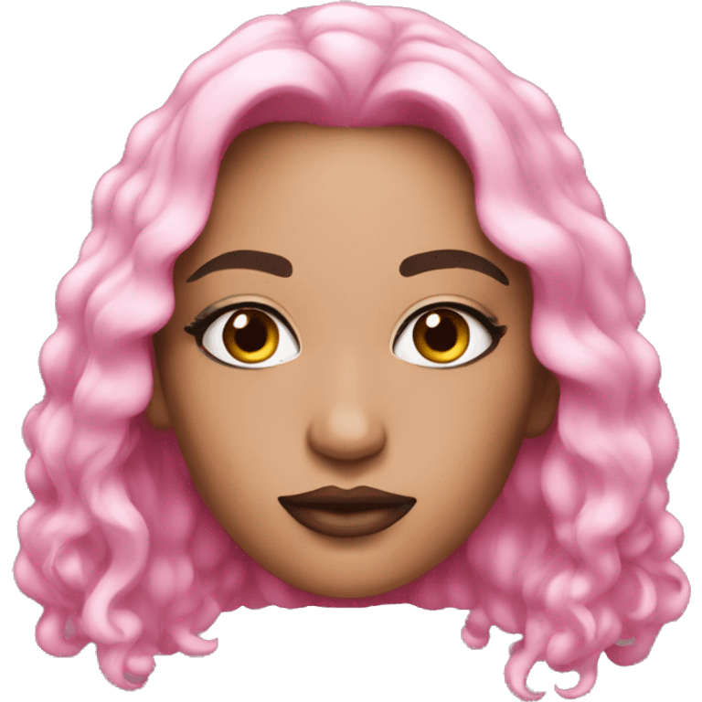 Makeup pink emoji