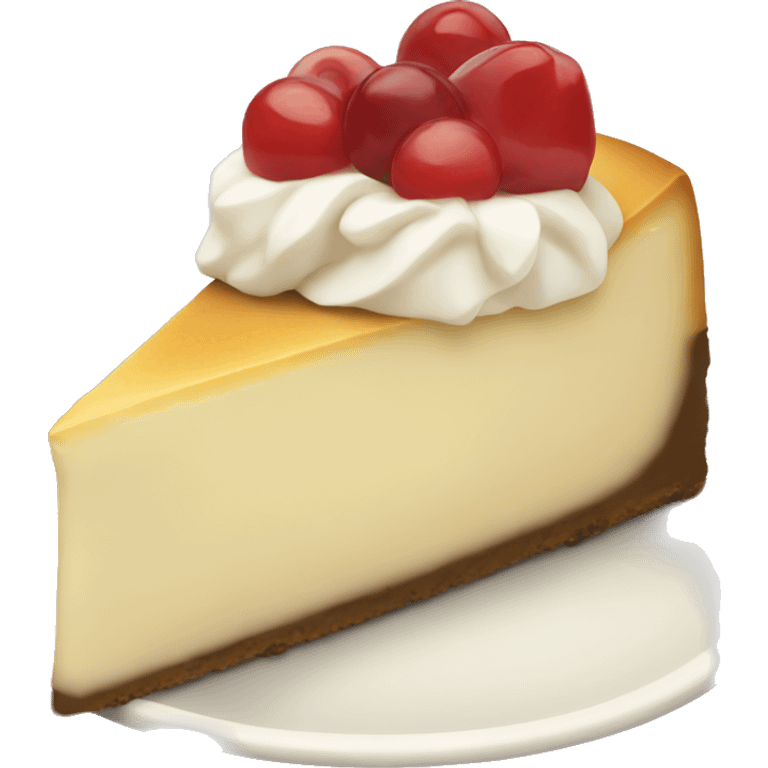 Biting cheesecake  emoji