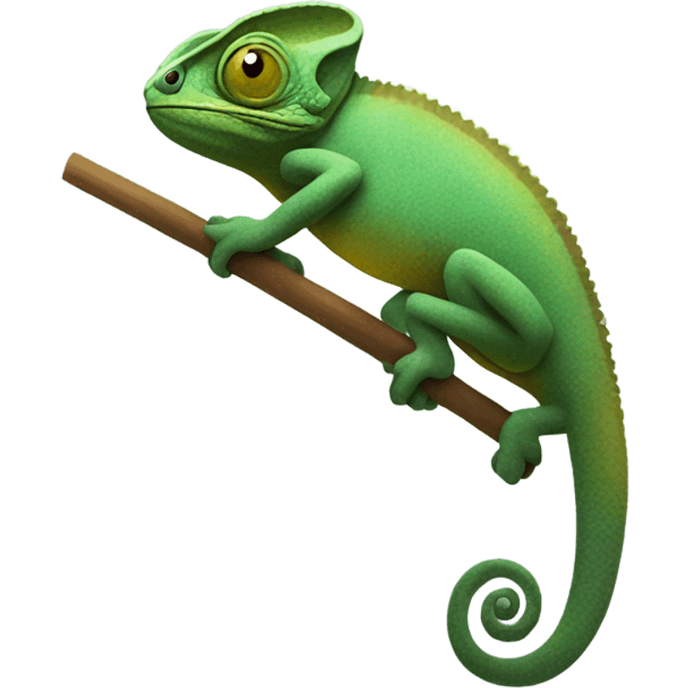 Chameleon spy emoji