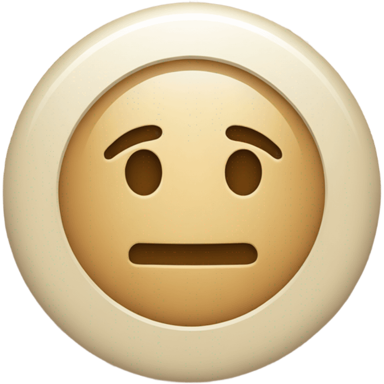 Beige button to the right emoji