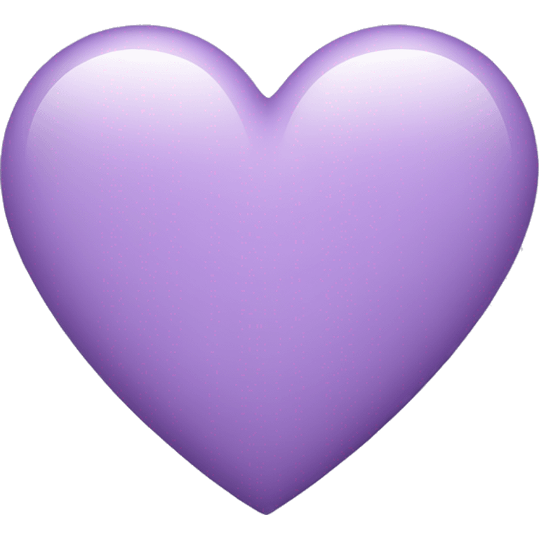 light purple heart  emoji