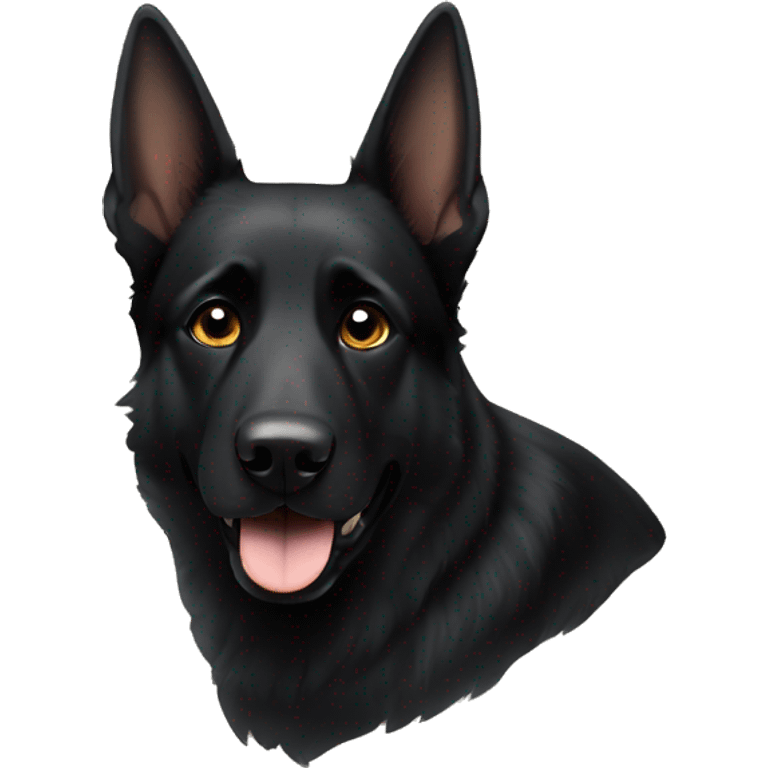 Black german Shepherd  emoji