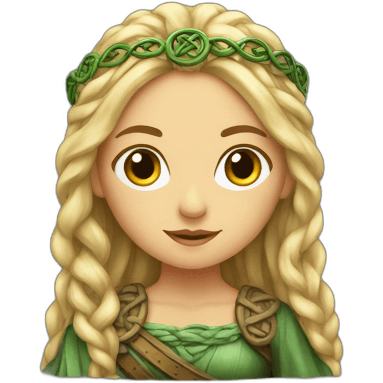 celtic maiden emoji