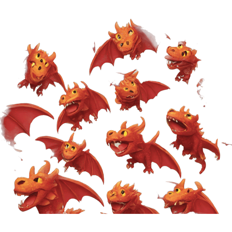 Dragon puppets emoji