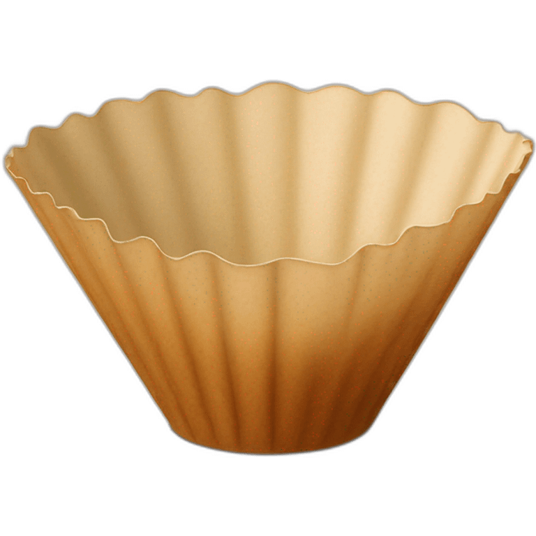 coffee filter with grounds emoji