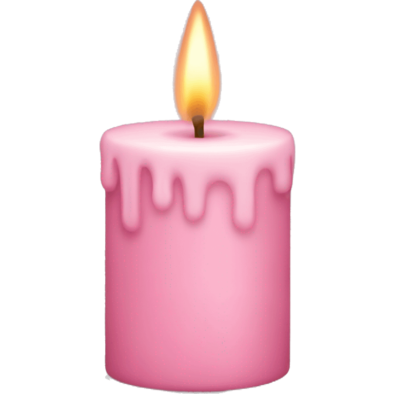 light pink candle emoji