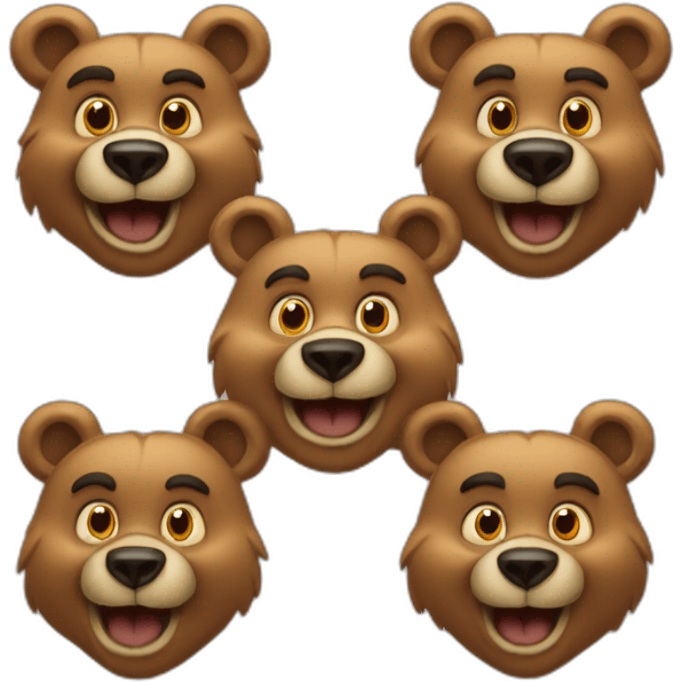 Looney Tunes 3 Bears emoji