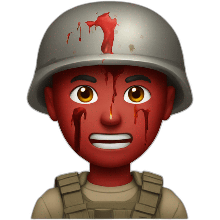 Bloody war emoji