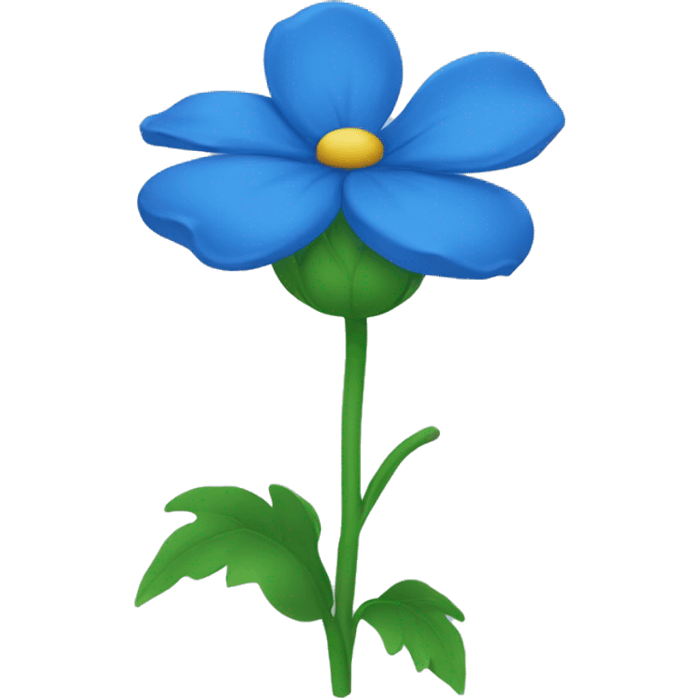 Blaue Blume emoji