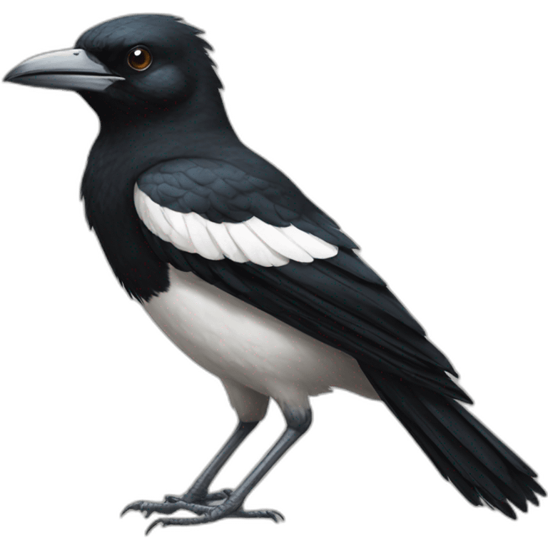 australian magpie emoji