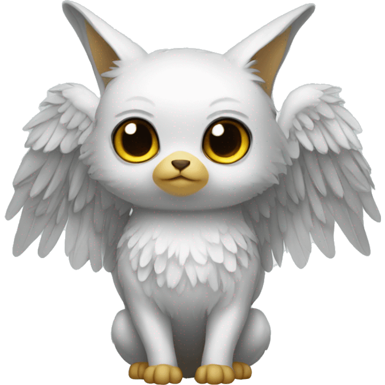 Cute cool winged animal hybrid full body  emoji