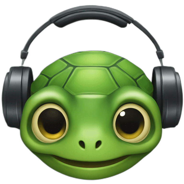 dj turtle emoji