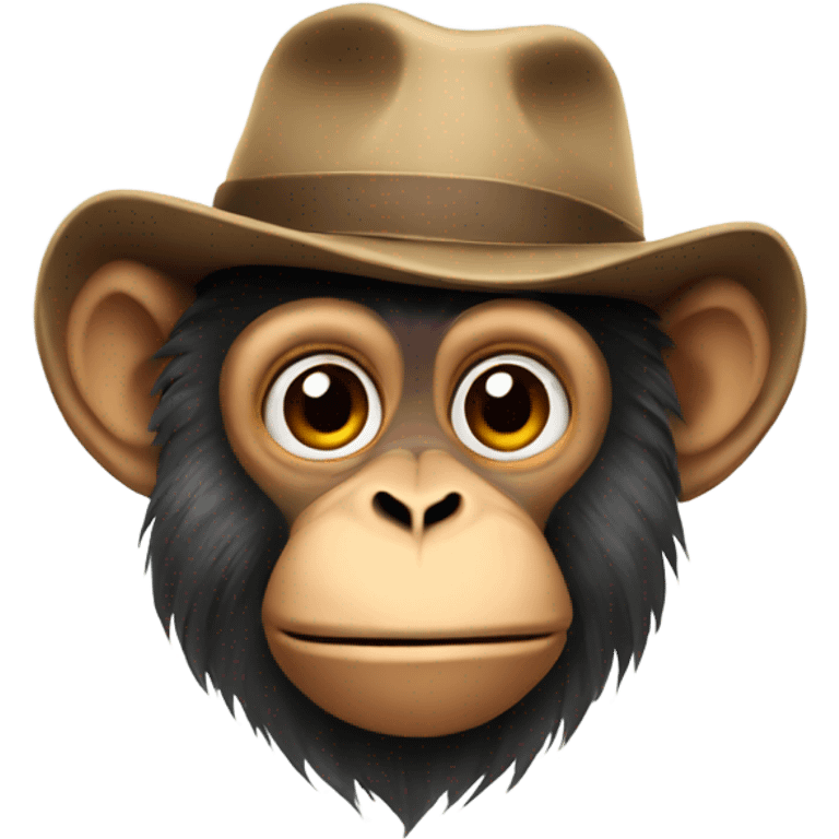 Monkey In a hat emoji