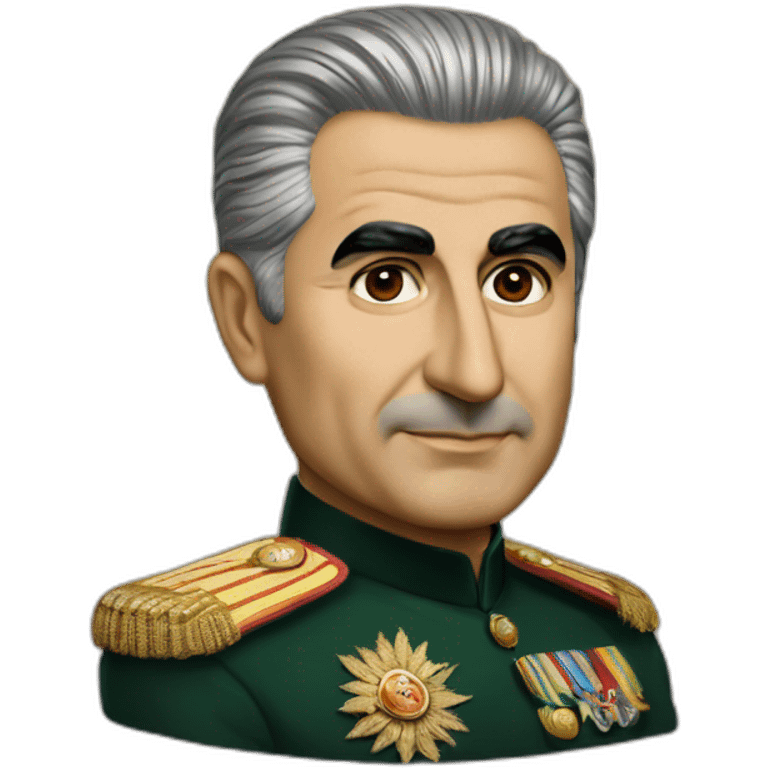 Former shah of iran mohamad reza pahlavi emoji