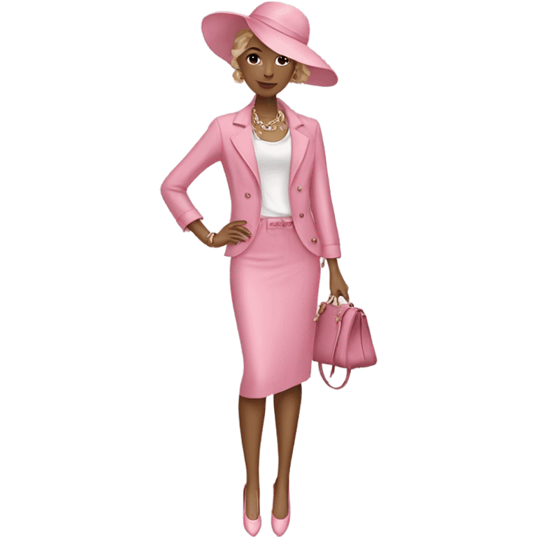 pink Parisian style  emoji