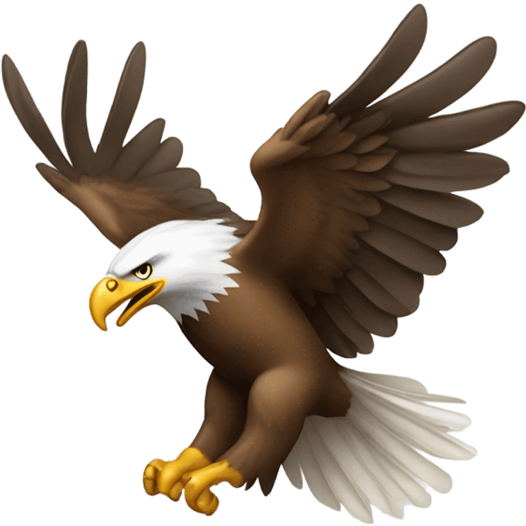 And Eagle going after an arrow head emoji