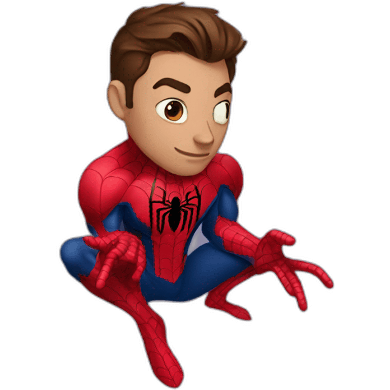 Elon musck spiderman emoji