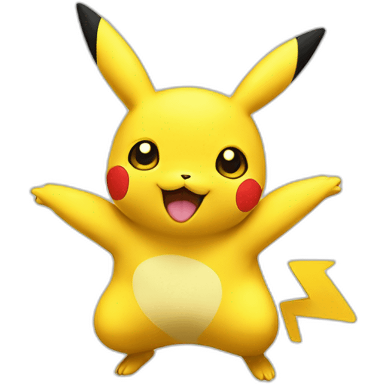 Pikatchu qui danse emoji