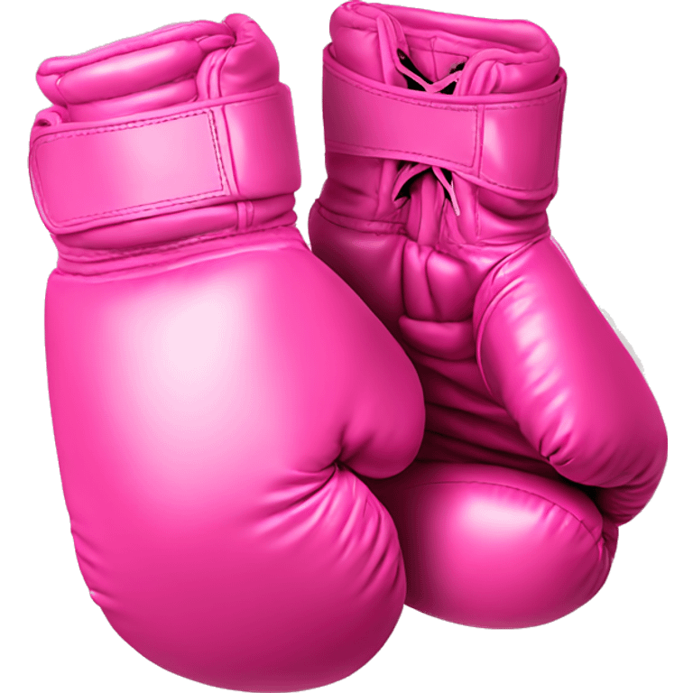 Boxing gloves pink emoji