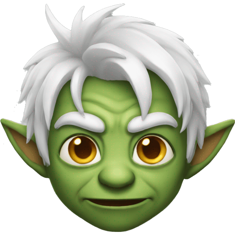 goblin with white hair  emoji