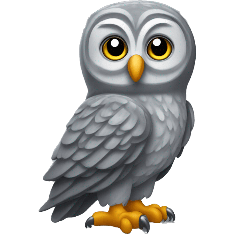 Great gray owl emoji