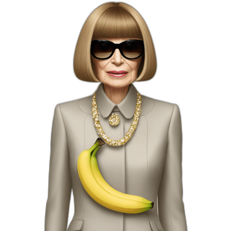 Anna wintour is a banana emoji