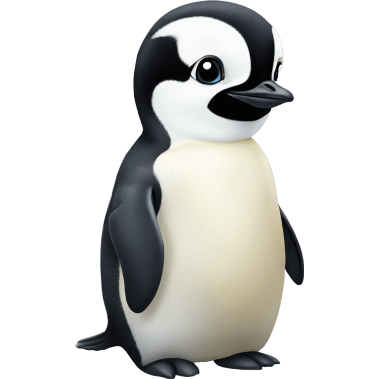 Baby emperor penguin emoji