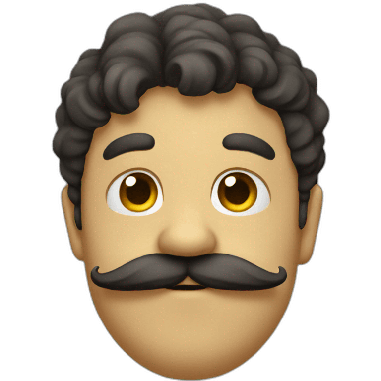 Homme moustachu emoji