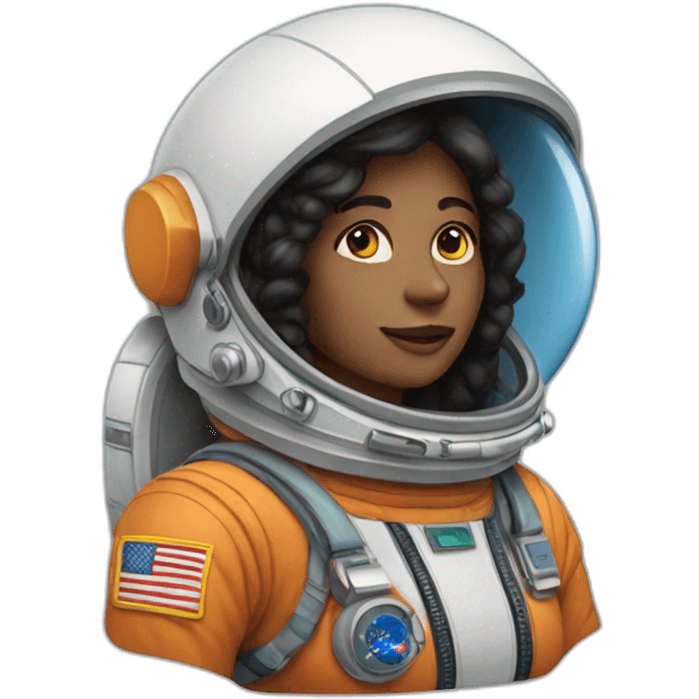 A woman astronaut  emoji