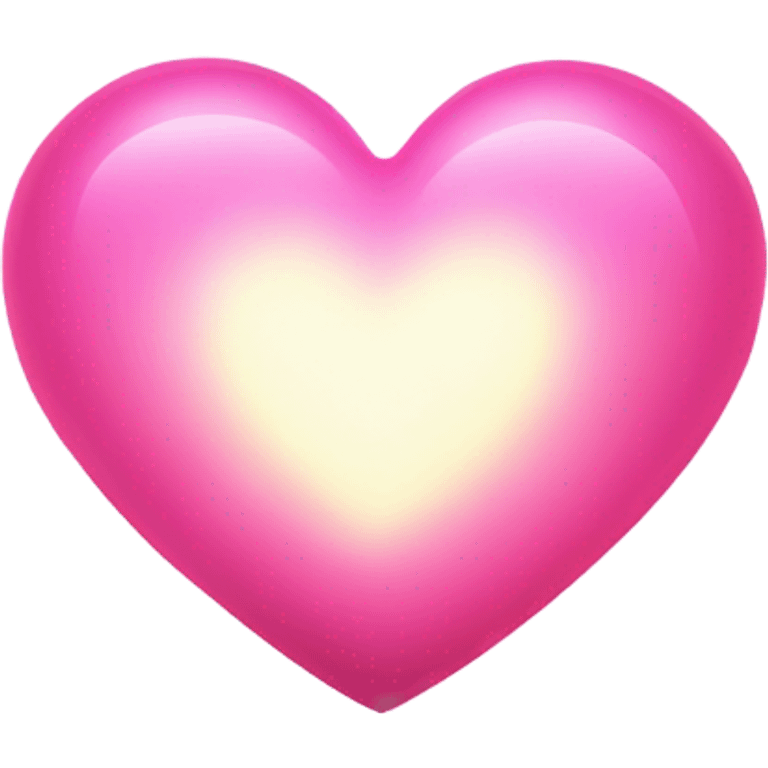 Pink heart light emoji