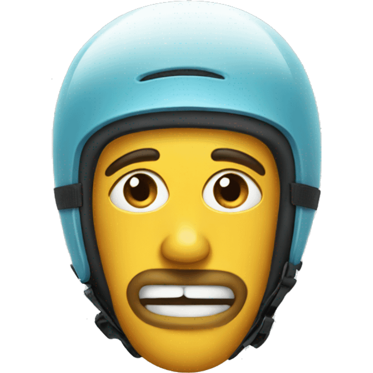 sweaty ski emoji