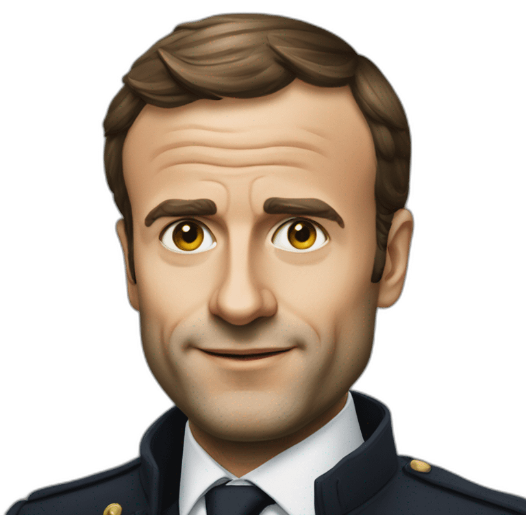 Macron sur tortu emoji