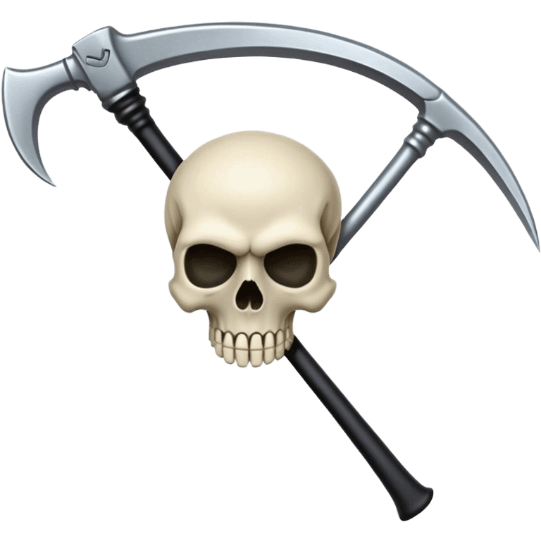 Skull and Scythe emoji